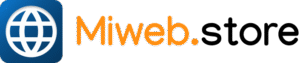 logotipo miweb store